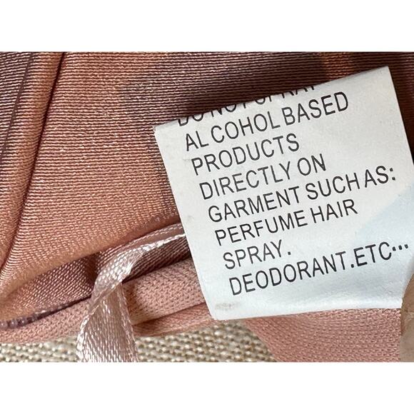 Ieena for Mac Duggal Blush Cape Sleeve V-Neck Fitted Dress 55358 Size 12 - Picture 13 of 13